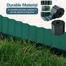 Green Garden Landscape Edging Border Flexible Lawn Fence Roll Outdoor Decor - 15cm