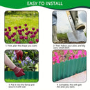 Green Garden Landscape Edging Border Flexible Lawn Fence Roll Outdoor Decor - 20cm