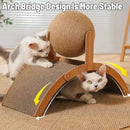Ferris Wheel Cat Toy Standing Cat Grab Ball Scratch Board Kitten Interactive