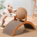 Ferris Wheel Cat Toy Standing Cat Grab Ball Scratch Board Kitten Interactive
