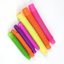 6Pcs Sensory Pop Tube Fidget Toys for Office School Home Use - Small 6PCS