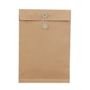 100pcs Kraft Paper File Bag Thickened Office Document Storage Envelope Durable