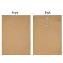 100pcs Kraft Paper File Bag Thickened Office Document Storage Envelope Durable