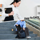 8 Cell File Folder Organizer Bag Test Paper Storage Document Holder School Office - Black