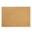 Kraft Paper Folder Set 10pcs Portable Durable File Organizer School Office Use