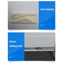 2 Drawer Lockable Steel File Cabinet Office Storage Document Organiser Secure