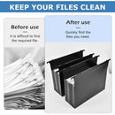 Waterproof Hanging File Folder Durable Tear Resistant for Document Storage