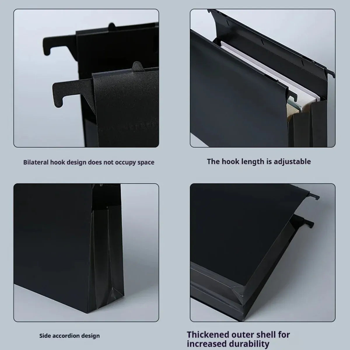 Waterproof Hanging File Folder Durable Tear Resistant for Document Storage