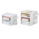 Desktop Pegboard Drawer Storage Shelf Multi Layer Home Office Desk Organiser - 4-Layer