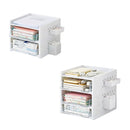 Desktop Pegboard Drawer Storage Shelf Multi Layer Home Office Desk Organiser - 4-Layer