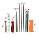 10Pcs Chain Sharpening File Kit Compatible with Stihl Tools