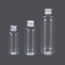 50/100pcs Clear Plastic Bottles with Aluminum Caps Liquid Dispenser Containers - 50ml-100pcs