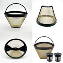 Coffee Machine Filter Standard Model Golden 304 Stainless Steel Outlet Funnel