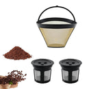 Coffee Machine Filter Standard Model Golden 304 Stainless Steel Outlet Funnel
