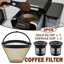 Coffee Machine Filter Standard Model Golden 304 Stainless Steel Outlet Funnel