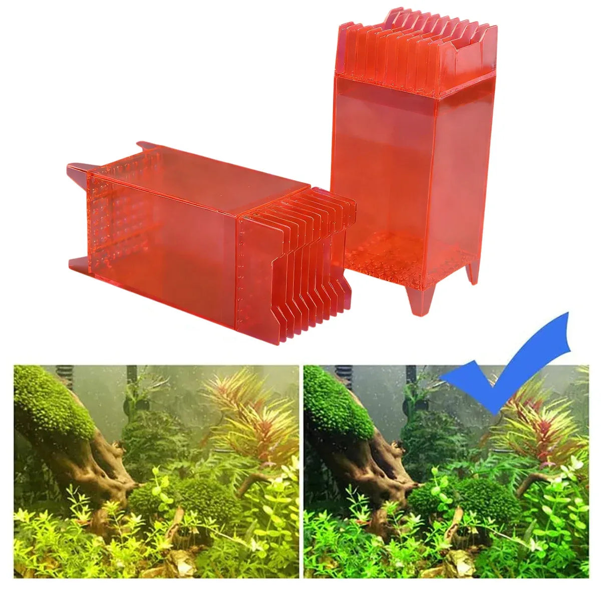 Aquarium Sump Filter Media Box Bacteria Cultivation Filtration Box Durable