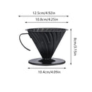 Stainless Steel Coffee Pot Filter Cup with Handle for Stovetop Espresso Maker