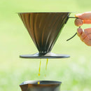 Stainless Steel Coffee Pot Filter Cup with Handle for Stovetop Espresso Maker