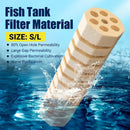 High-end Nano Bacterial House Far Infrared Spiral Column Fish Filter Material - L