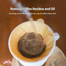 100PCS Coffee Filter Paper Drip Cone Funnel Handmade Filters for Coffee Machine - V02-100PCS