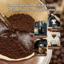 100PCS Coffee Filter Paper Drip Cone Funnel Handmade Filters for Coffee Machine - V02-100PCS