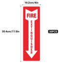 30PCS Fire Extinguisher Indicator Sticker Long-Lasting for Fire Safety Use