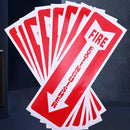 30PCS Fire Extinguisher Indicator Sticker Long-Lasting for Fire Safety Use
