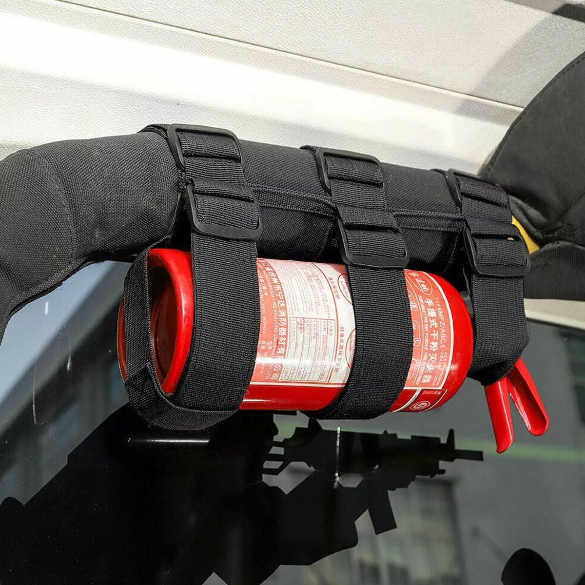 Auto Car Fire Extinguisher Mount Holder Strap Fixing Belt Car Fire Extinguisher