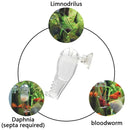 Acrylic Fish Feeder Clear Durable for Aquarium Fish Tank Feeding