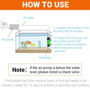 Fluidiz Bed Aquarium Fish Tank Internal Filter Oxygenation Pump for Clear Water - LH300