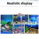 Aquarium Background Fish Tank Wallpaper Double Sided Decoration Sticker Paper - J-50cmx82cm