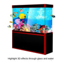 Aquarium Background Fish Tank Wallpaper Double Sided Decoration Sticker Paper - J-50cmx82cm