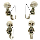 1-Piece Fishing Skeleton Garden Ornament