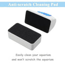Aquarium Glass Cleaner Brush with Algae Magnet for Fish Tanks Cleaning - S