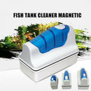 Aquarium Glass Cleaner Brush with Algae Magnet for Fish Tanks Cleaning - S
