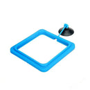 Fish Feeding Ring Aquarium Fish Tank Feeder Floating Fish Food Feeder Fish Food Blue - Blue Square