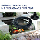 Fish Feeding Ring Aquarium Fish Tank Feeder Floating Fish Food Feeder Fish Food Blue - Blue Square