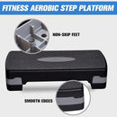 1-Piece Black Aerobic Step Platform