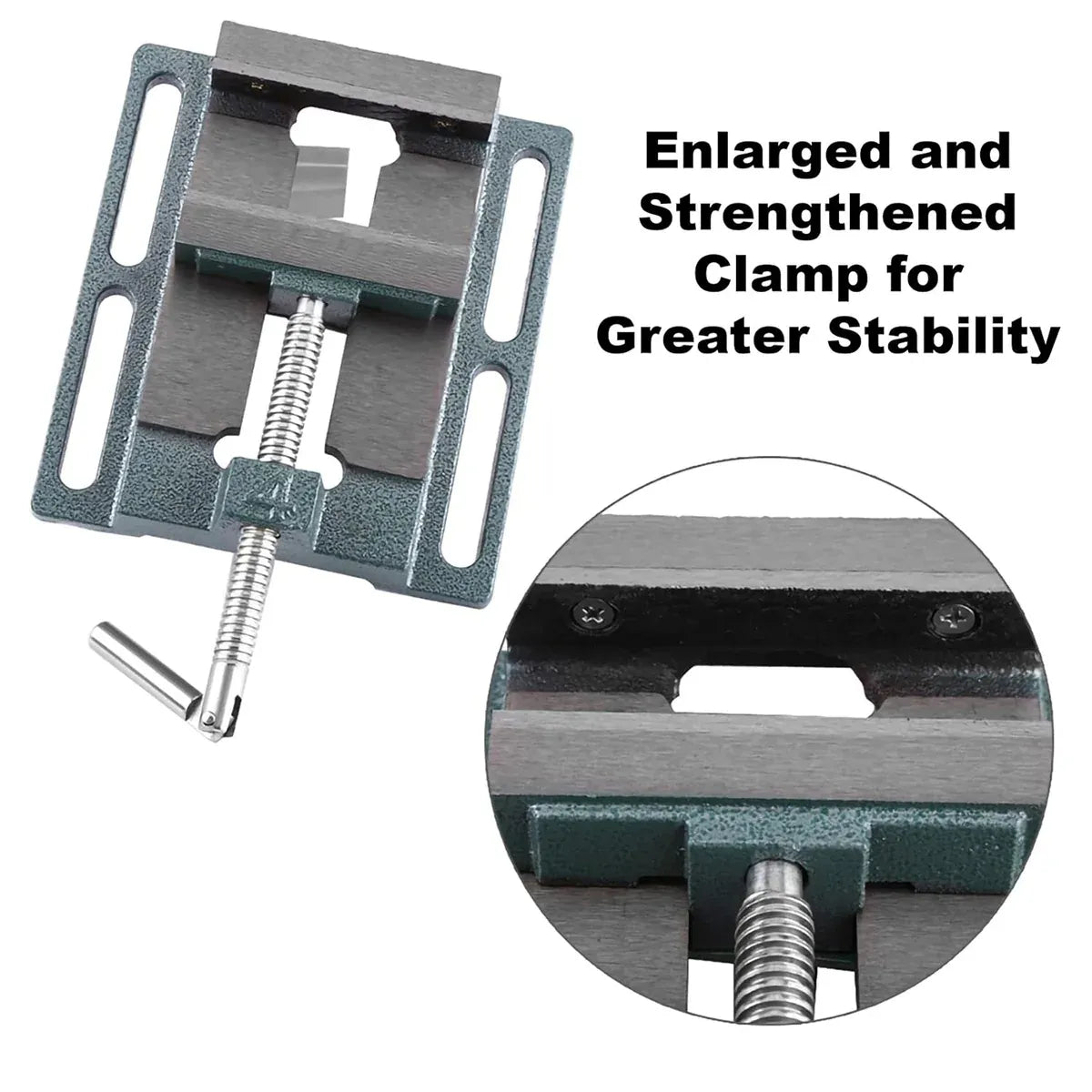 Heavy Duty 4inch Drill Press Vice Bench Clamp for Woodworking Drilling Tool