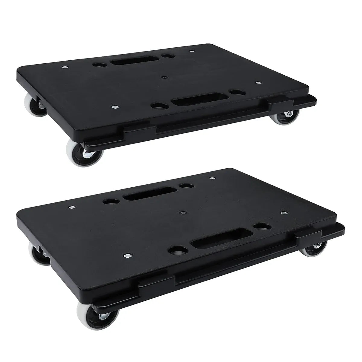 Heavy Duty Rolling Utility Cart for Office Warehouse Silent Portable Trolley