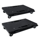 Heavy Duty Rolling Utility Cart for Office Warehouse Silent Portable Trolley