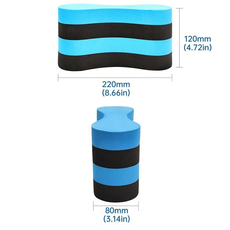 Professional Swimming Training Aid for Posture Correction Float and Clip Set - Red