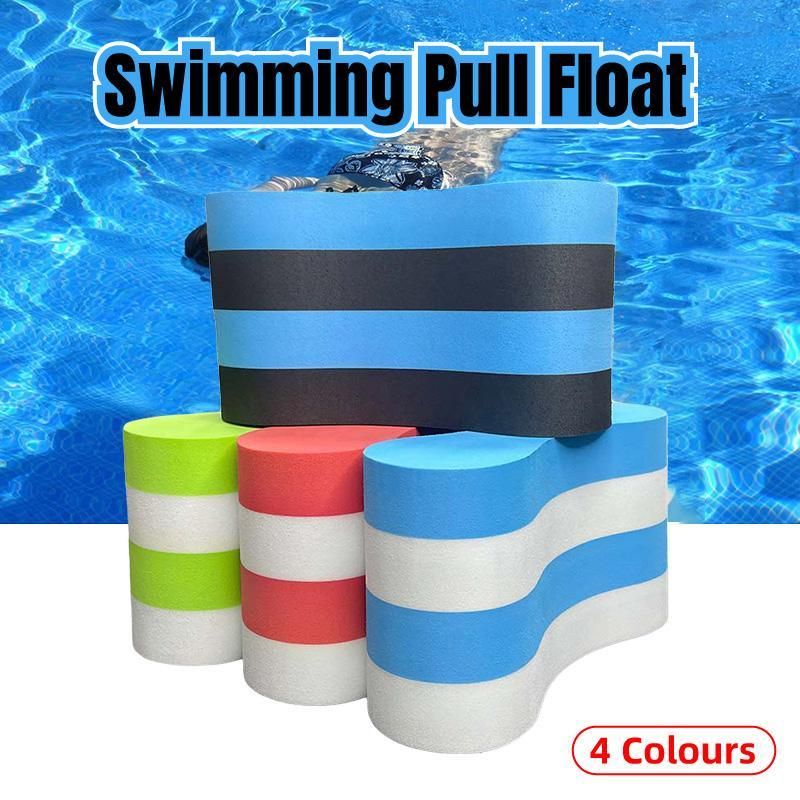 Professional Swimming Training Aid for Posture Correction Float and Clip Set - Red