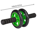 Abdominal Exercise Wheel Fitness Roller Home Workout Muscle Trainer Gym Equipment - Black