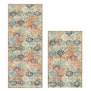 Household Floor Mats 2 Piece Set Non Slip Water Absorbent Dust-Proof Floor Mat - Pattern