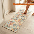 Household Floor Mats 2 Piece Set Non Slip Water Absorbent Dust-Proof Floor Mat - Pattern