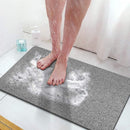 Waterproof Non-Slip Bathroom Shower Mat Anti-Slip Rug Toilet Floor Mat Washable - Cream-60*80cm