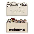 Cartoon Non Slip Household Silk Circle Floor Mat Durable Entryway Rug Can Be Cut - Dog