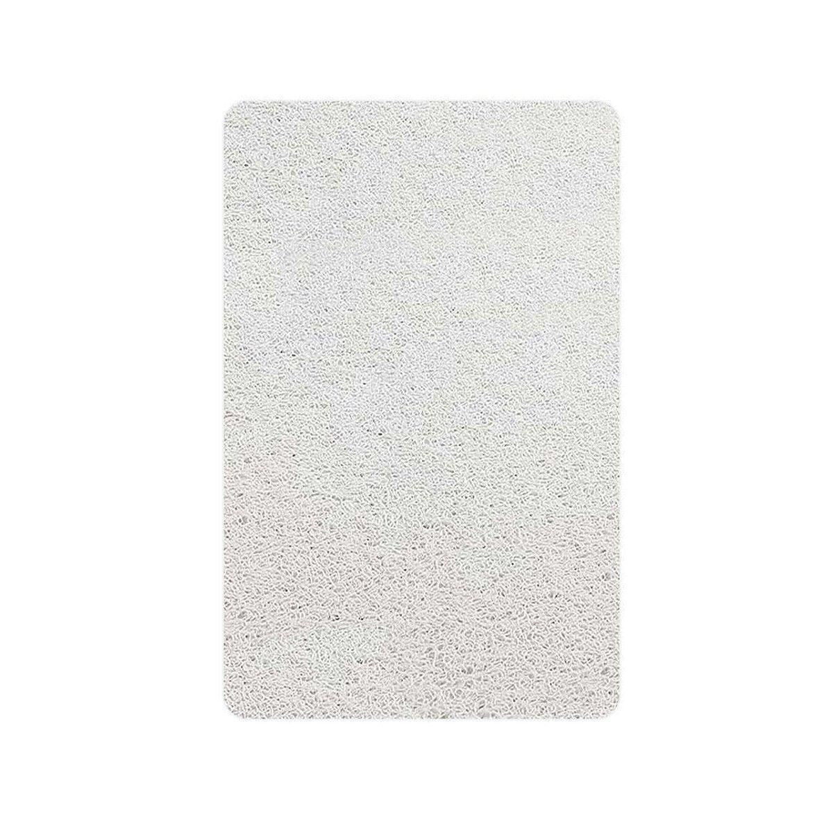 Waterproof Non-Slip Bathroom Shower Mat Anti-Slip Rug Toilet Floor Mat Washable - White-60*80cm