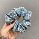 Fresh Hair Accessories Printed Hair Band Hair Rope Hair Ring Elastic Headband - Apricot